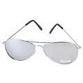 Silver Aviator Sunglasses